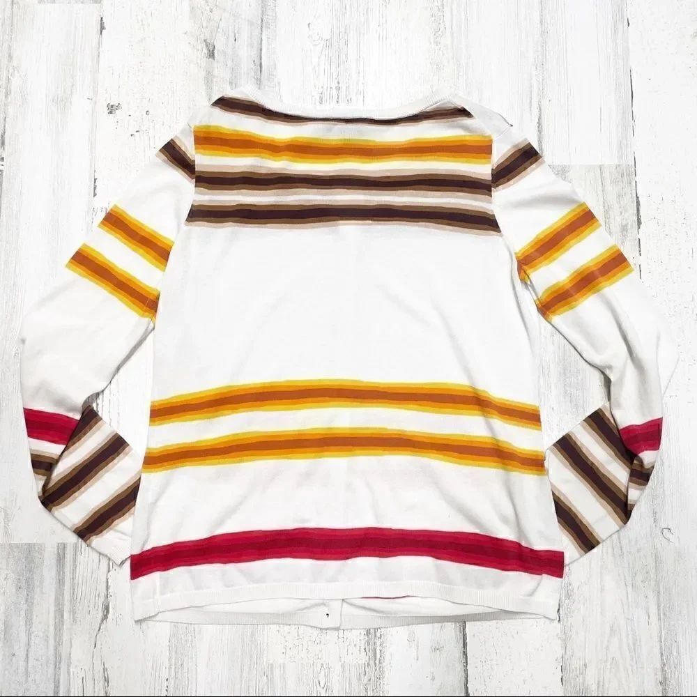 Escada Sport Multicolor Striped Cardigan - Picture 2 of 5